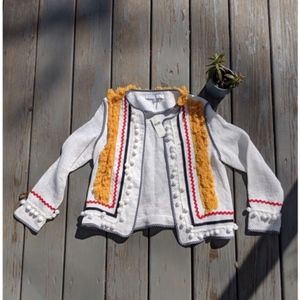 Anthropologie English Factory Selina Pom Jacket